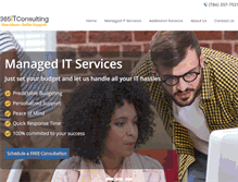 Tablet Screenshot of 365itconsulting.com